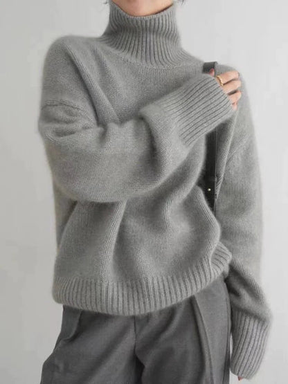 Lena™ | Comfortable, knitted, soft turtleneck jumper