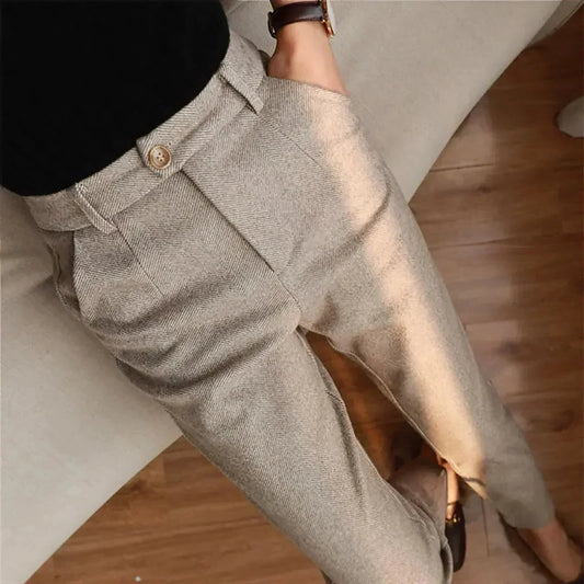 MALCOLM - TEXTURED TROUSERS