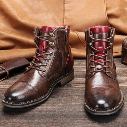 Chris™ | Handcrafted Premium Leather Oxford Boots