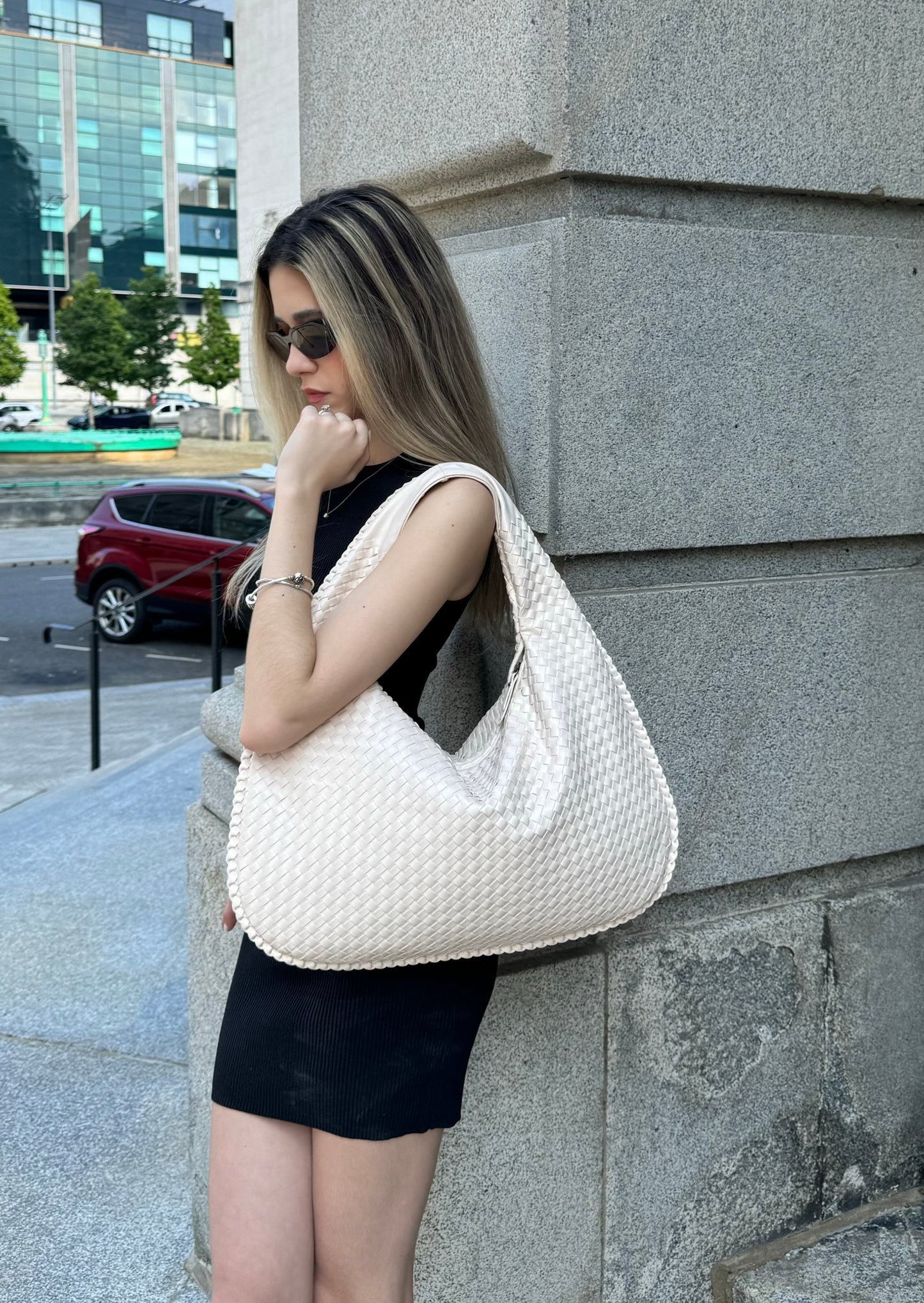 Charlotte™ | Everyday shoulder bag- Off White