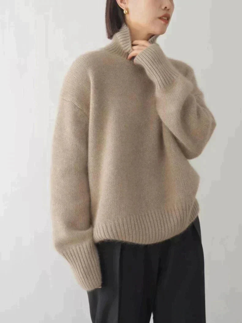 Lena™ | Comfortable, knitted, soft turtleneck jumper