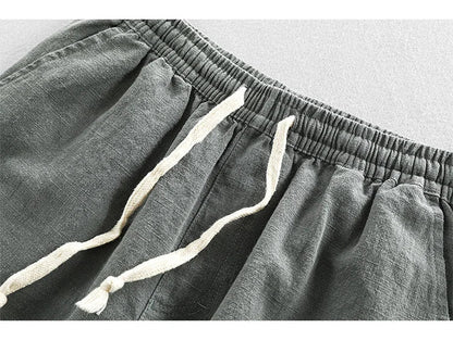 AKURA | COTTON LINEN SHORTS