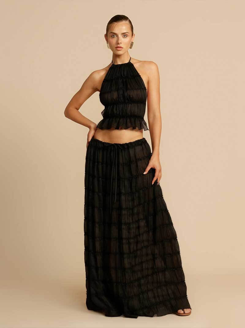 Maxime™ | Two-piece set with frill details