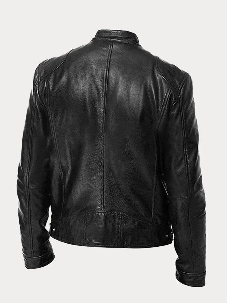 MARIO™ | Casual leather jacket