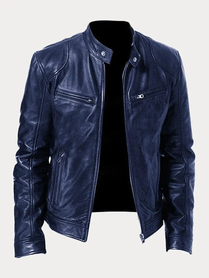 MARIO™ | Casual leather jacket