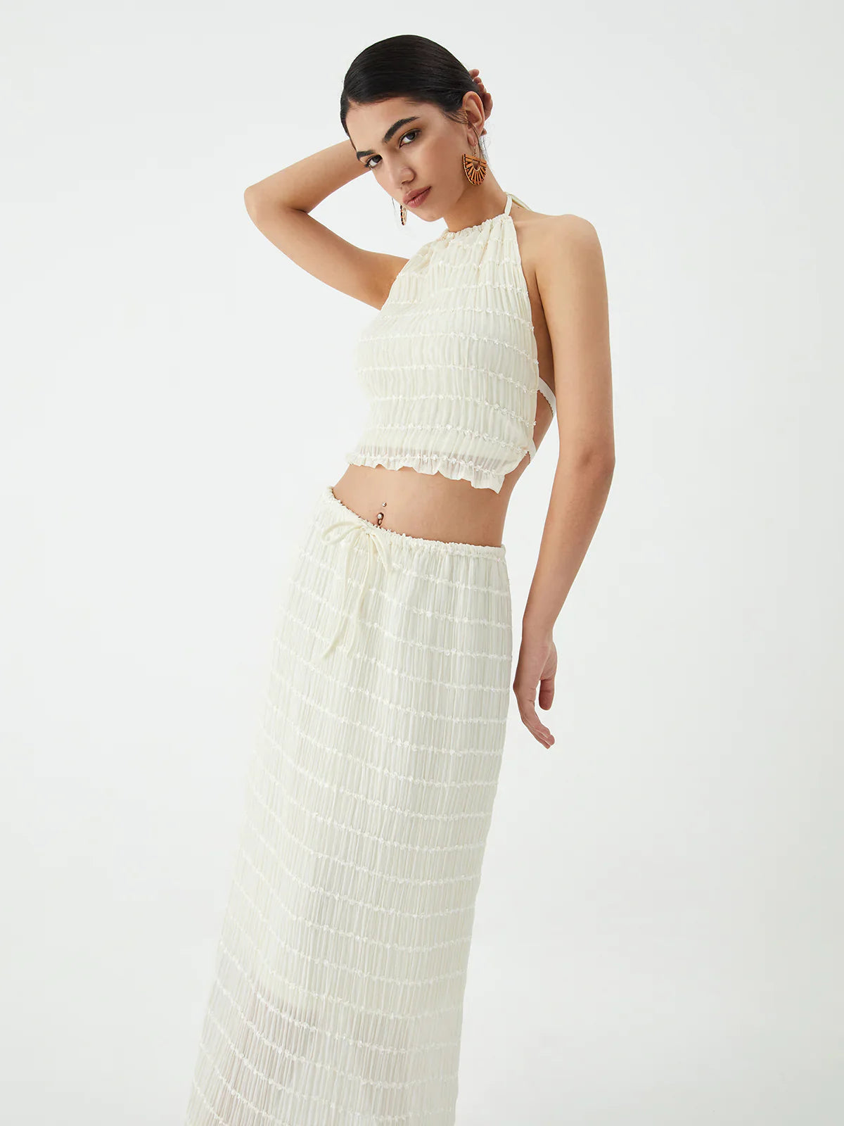 Maxime™ | Two-piece set with frill details