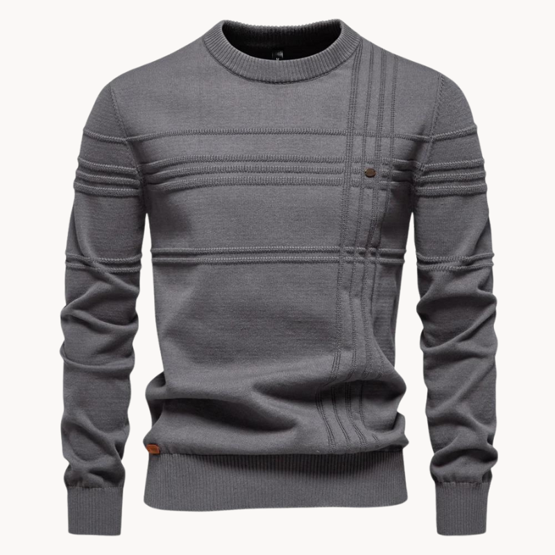 ASHTON™ | CHECK SWEATER