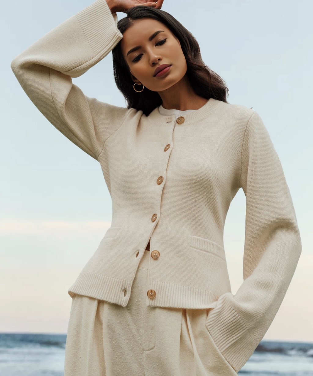 Lila's Luxurious Comfort Cardigan  Elevate