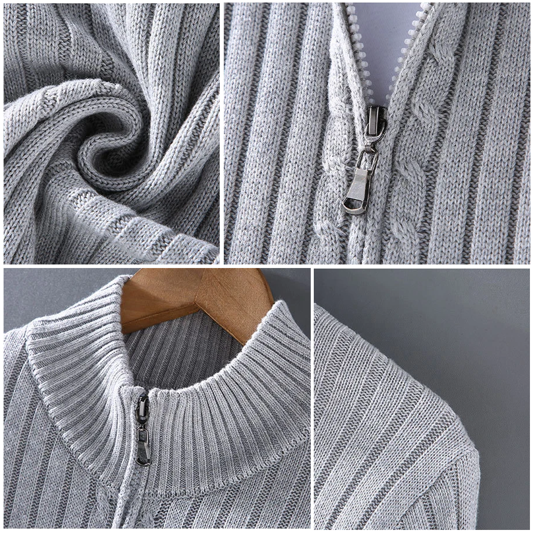 ELDRIC | CASUAL ZIP-UP CARDIGAN