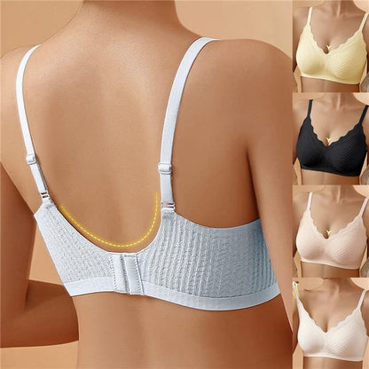 LunaLift™ - Seamless Wireless Lace Bra