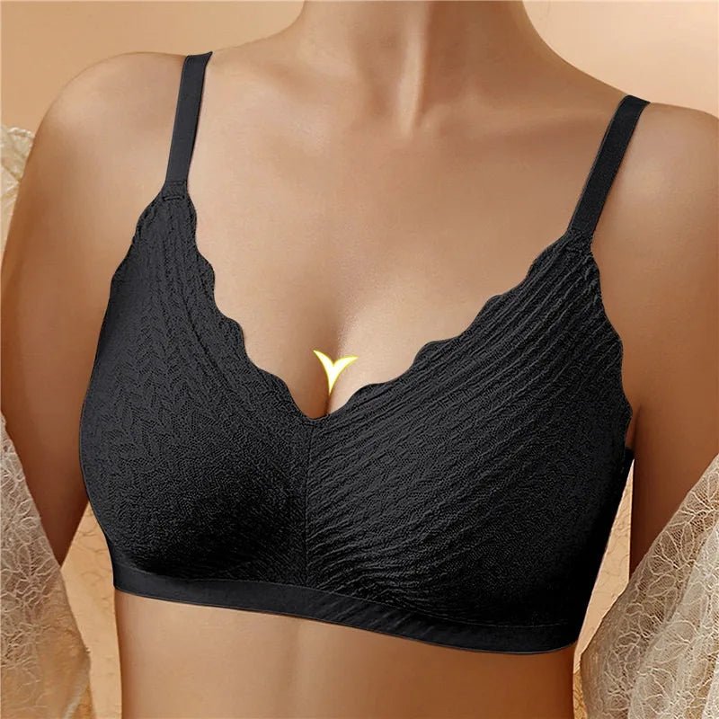 LunaLift™ - Seamless Wireless Lace Bra