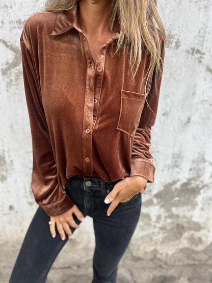 MARIANNE™  | VELVET BLOUSE