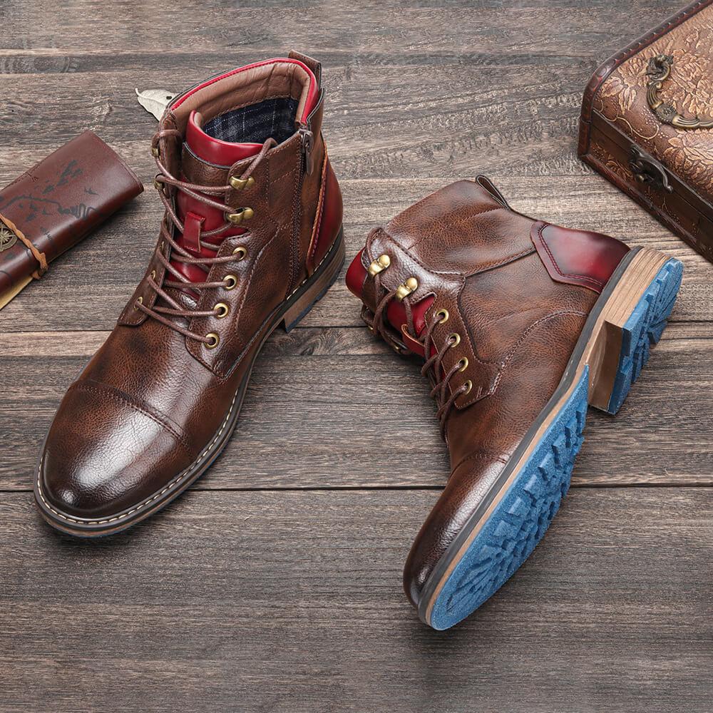 Chris™ | Handcrafted Premium Leather Oxford Boots