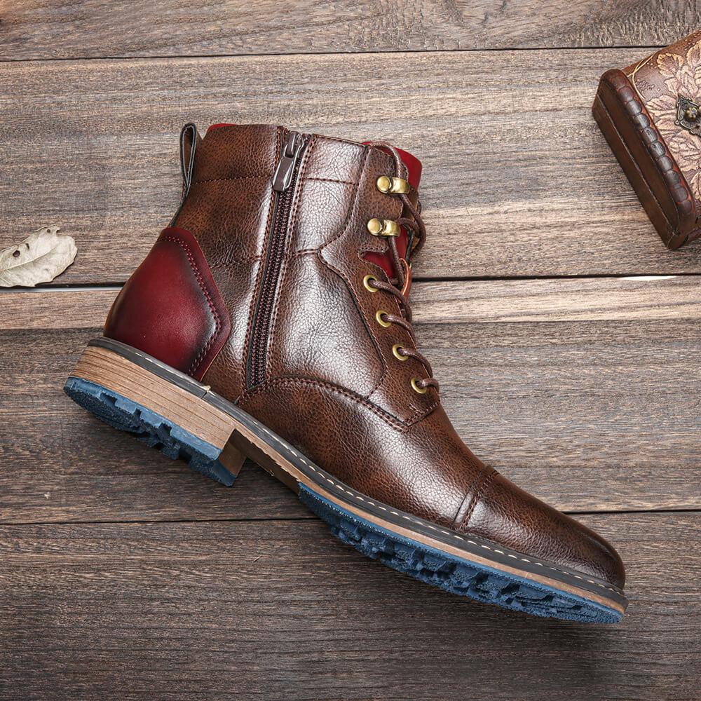 Chris™ | Handcrafted Premium Leather Oxford Boots