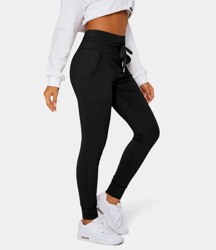 Abelle™ | Plush jogging trousers with high waist