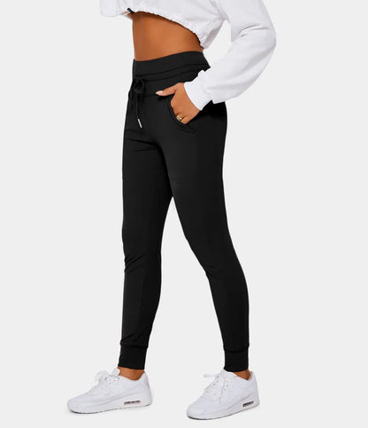 Abelle™ | Plush jogging trousers with high waist