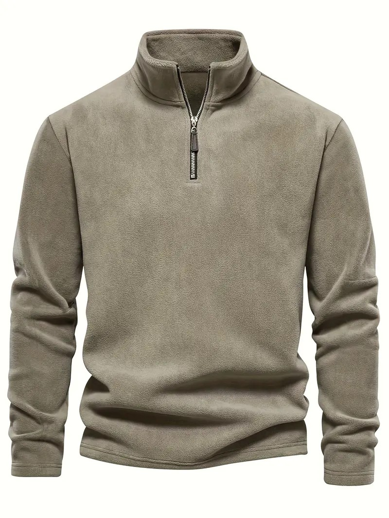 Joshua™ | Fleece jumper with quarter zip