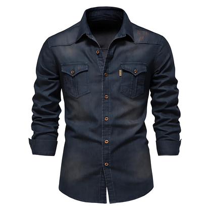 Richard™ | Men's Cotton Denim Shirt